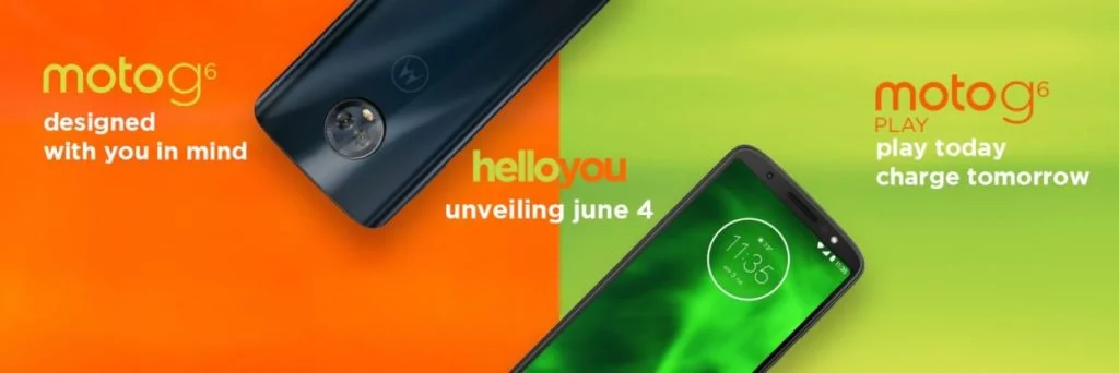 Moto G6 and G6 Play Coming to India on 4th June