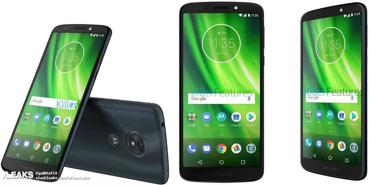 Leaked: Moto G6 Play Specifications and Renders