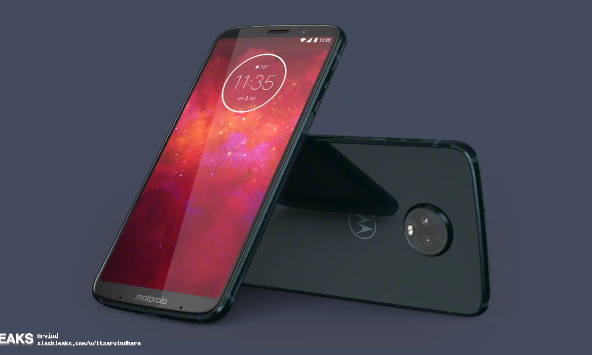 Moto Z3 Play Leaked in Renders