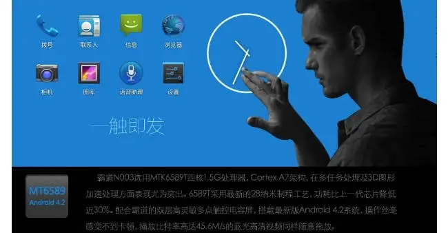 Neo N003 will launch with updated 1.5Ghz MT6589T Turbo chipset
