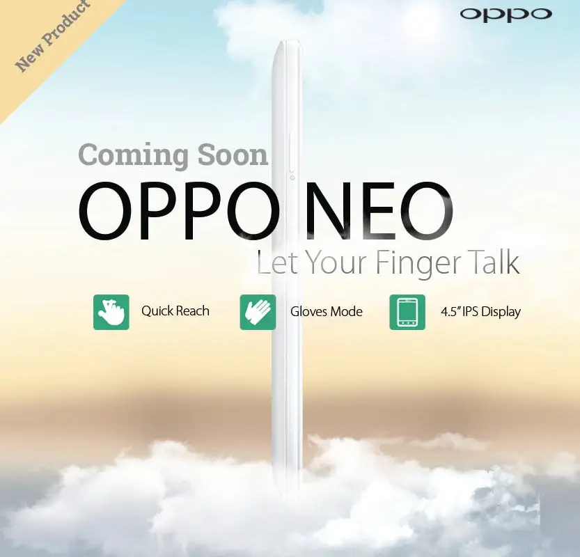 Glove-friendly OPPO Neo might launch alongside the Find 7