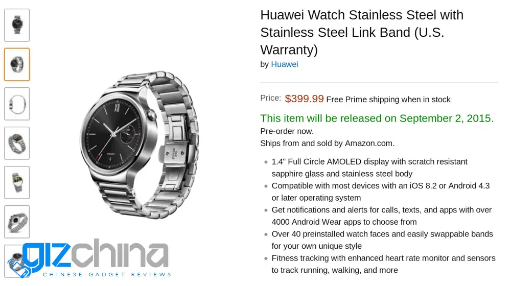 Huawei Watch could be the first Android Wear device with iOS support