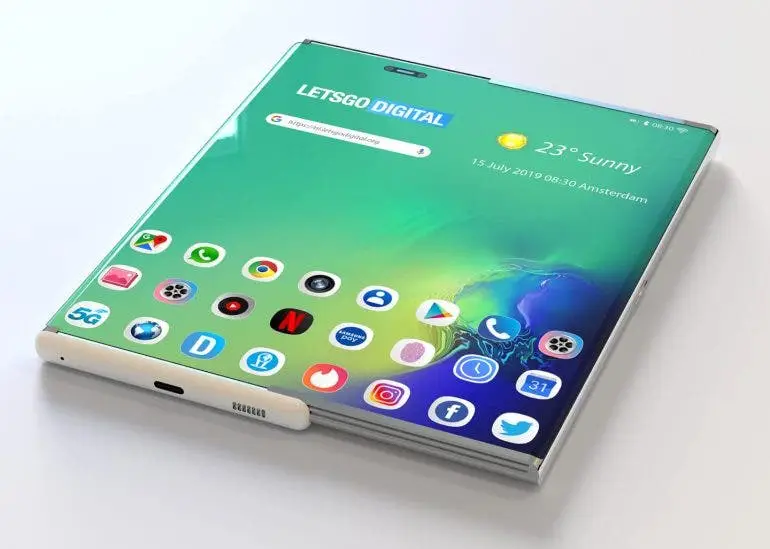 Samsung patent shows a possible Galaxy S11 design with a large screen