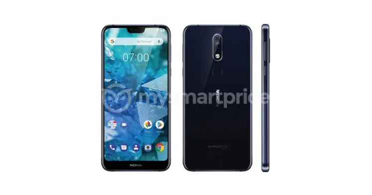 First HD render of Nokia 7.1 Plus with small notch leaks online