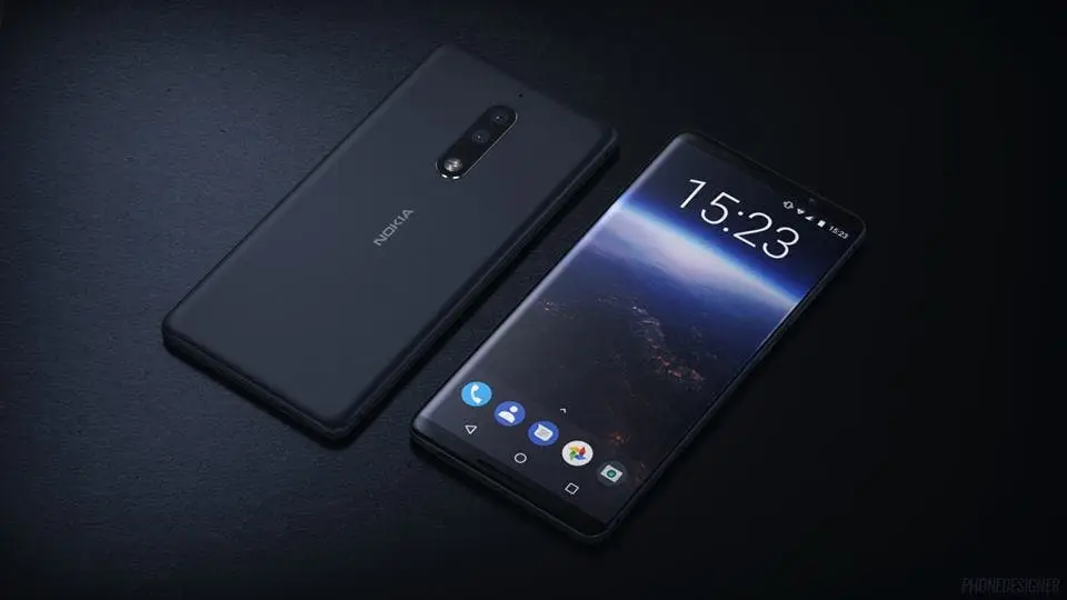 Nokia 9 concept appears with bezel-less design and dual camera setup