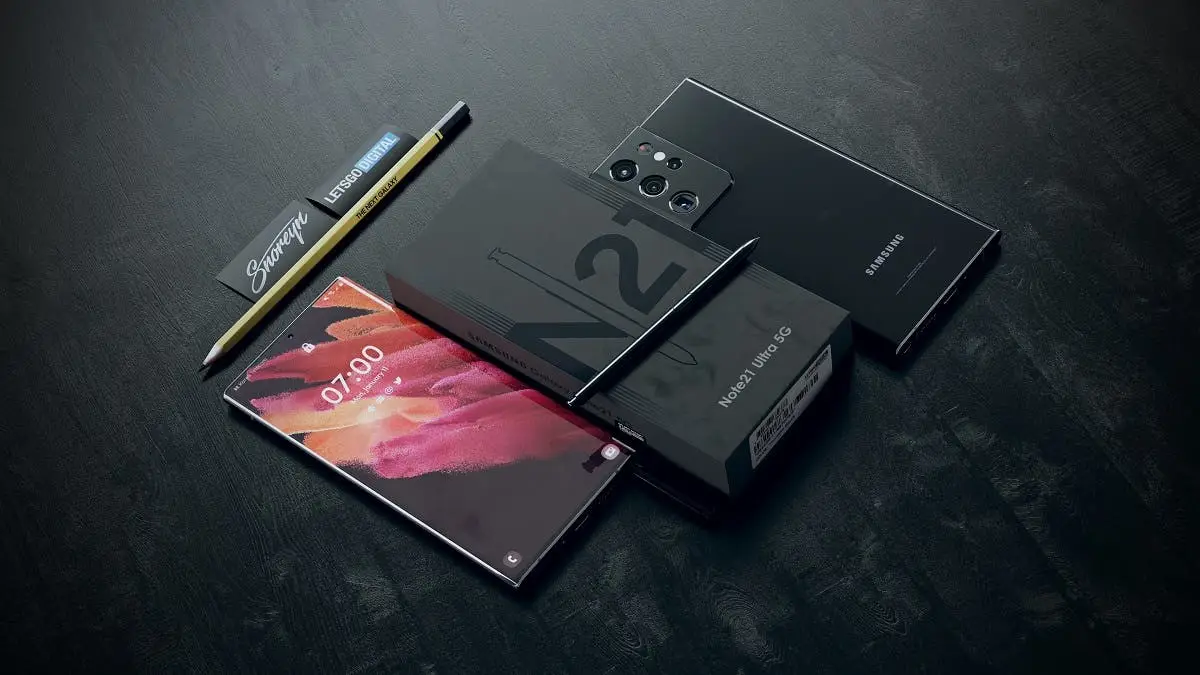 Samsung Galaxy Note 21 Ultra appears in an unboxing video