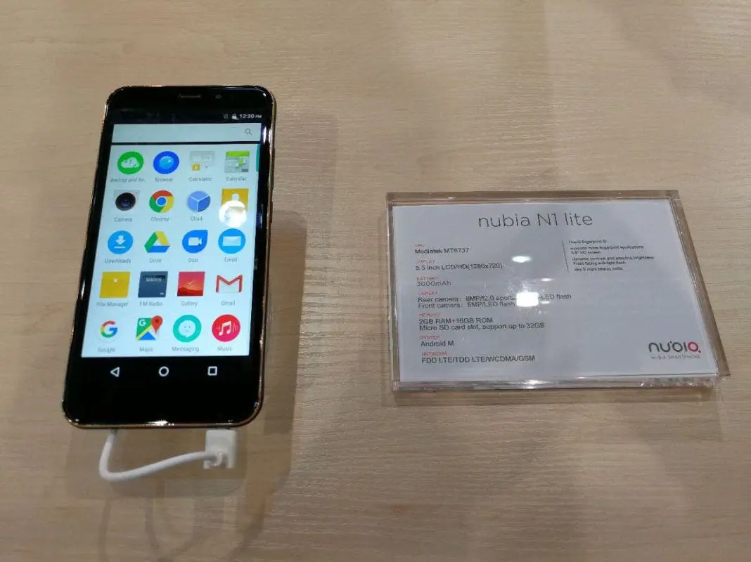 Entry-Level Nubia N1 Lite At MWC