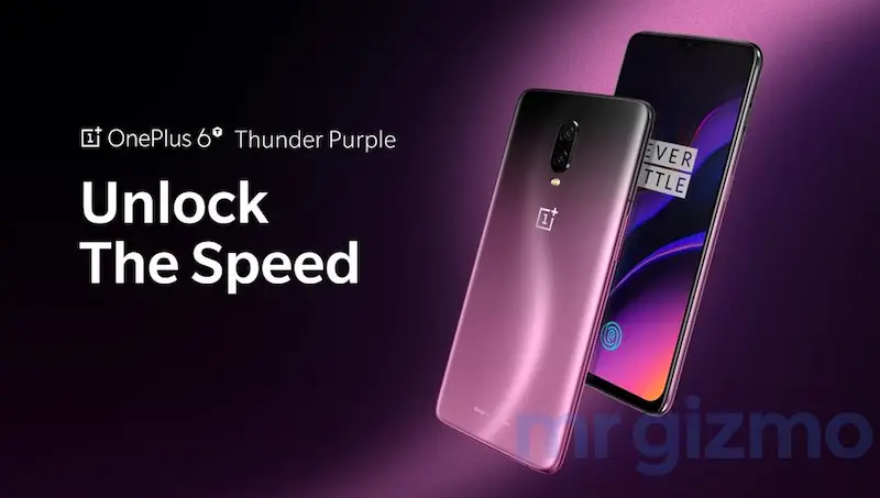 OnePlus 6T Thunder Purple colour leaks, could be released soon