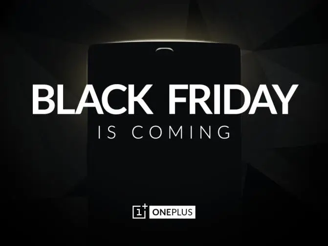OnePlus will join in with the Black Friday fun
