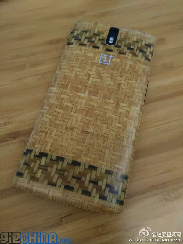 OnePlus One basket weave style swap cover teased by OnePlus
