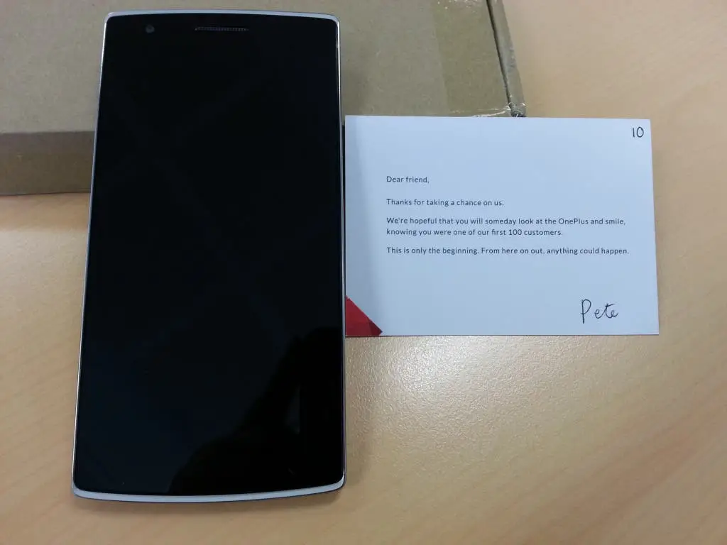 First “Smash the past” winners receive OnePlus One phones