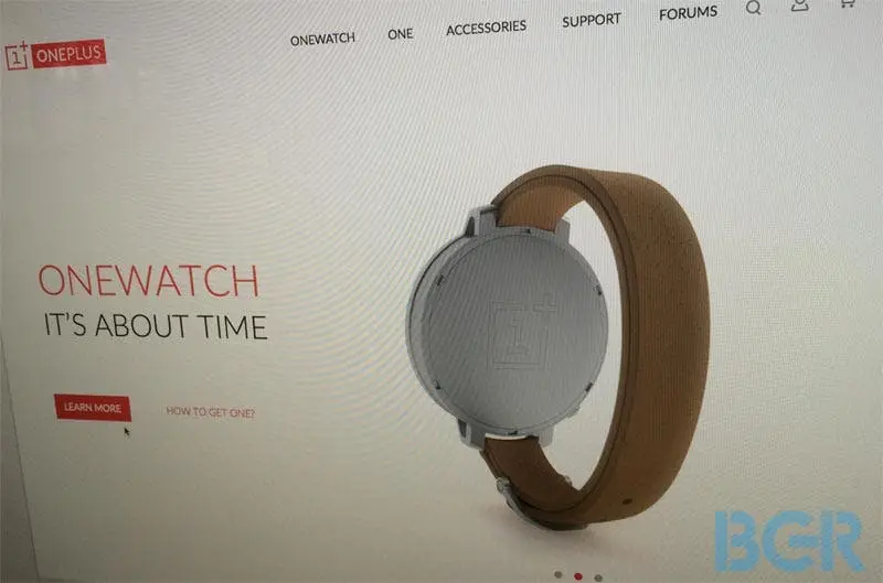 Spy photos of the OnePlus OneWatch