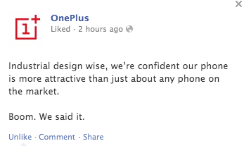 OnePlus says they have created the best looking phone on the market