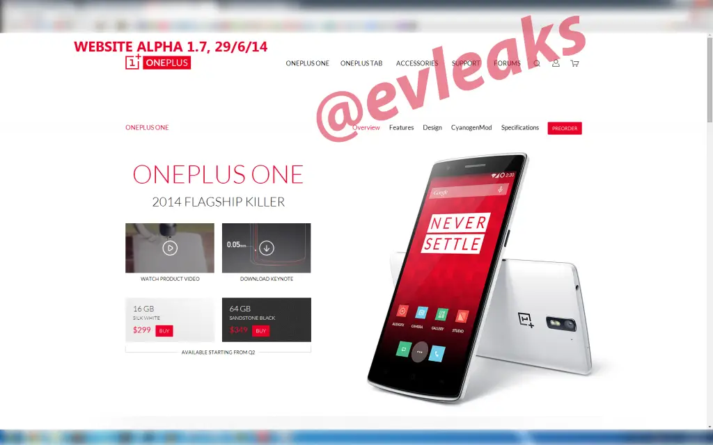 Updated: Its a fake @evleaks latest points at OnePlus Tab Android tablet