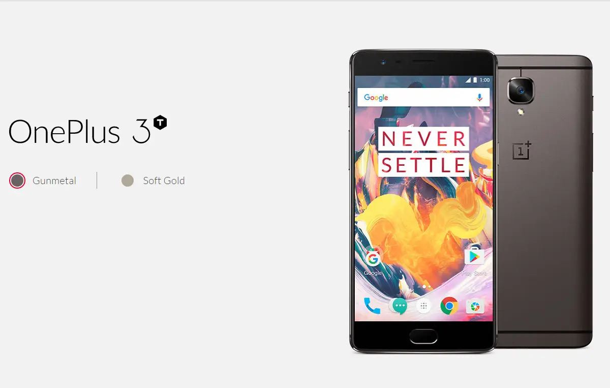 OnePlus 3T official: Same design, bigger camera, battery and storage!