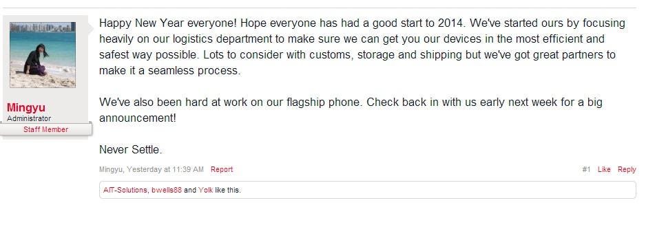 OnePlus flagship allegedly in for an announcement next week!