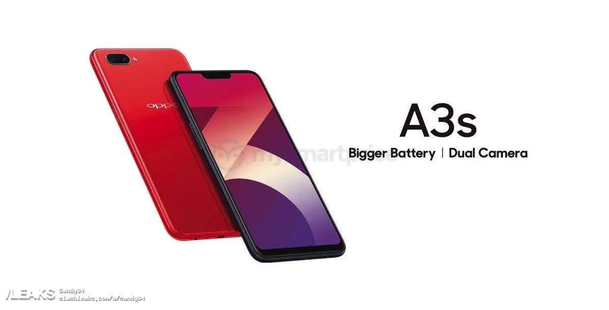 Oppo A3S Specifications, Images Leaked, Launch Imminent?