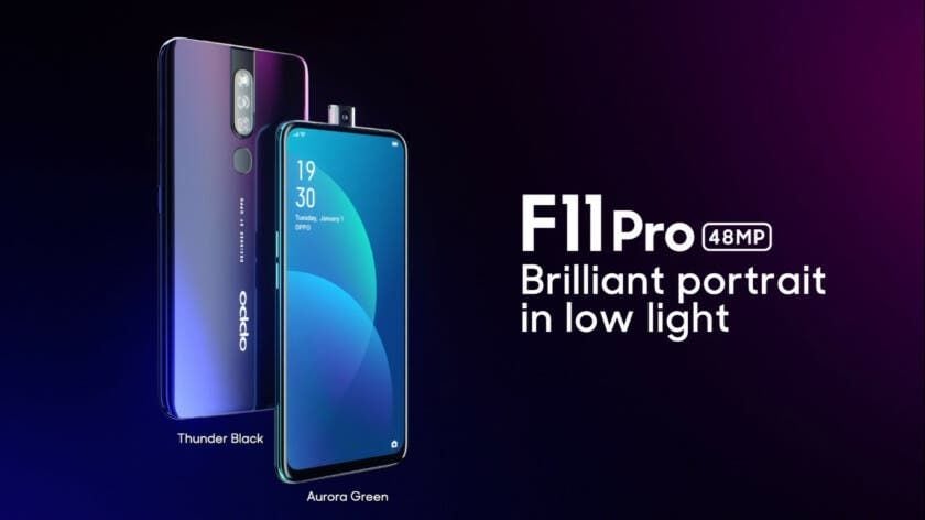 OPPO announces oppo F11 Pro with no notch and 32MP front camera sensor