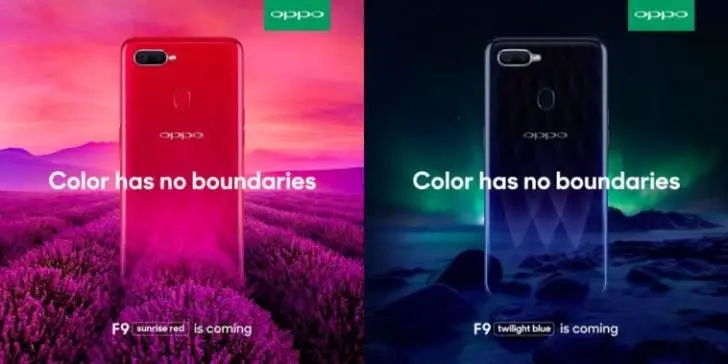 Oppo F9 Hands-On Image Leaked, Launching on August 15