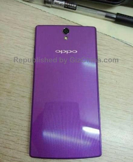 Suspected leaked photo of the Oppo Find 7 shows purple body