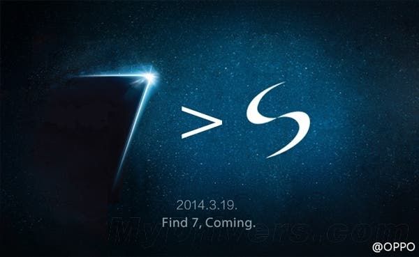 Latest Oppo Find 7 teaser targets the Galaxy S5