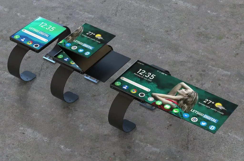 Oppo foldable smartwatch patent appears online