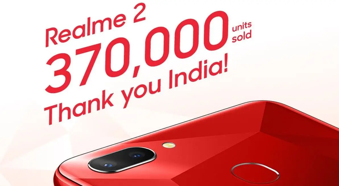 Oppo Realme 2 Sells 370,000 Units In India