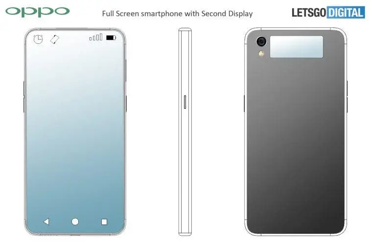 Oppo Patents a Smartphone with Secondary Display