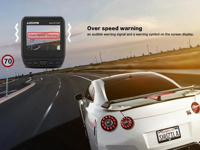 Azdome DAB211 Car DashCam Never Stops Surprising - It now Features a Speed Limit Warning