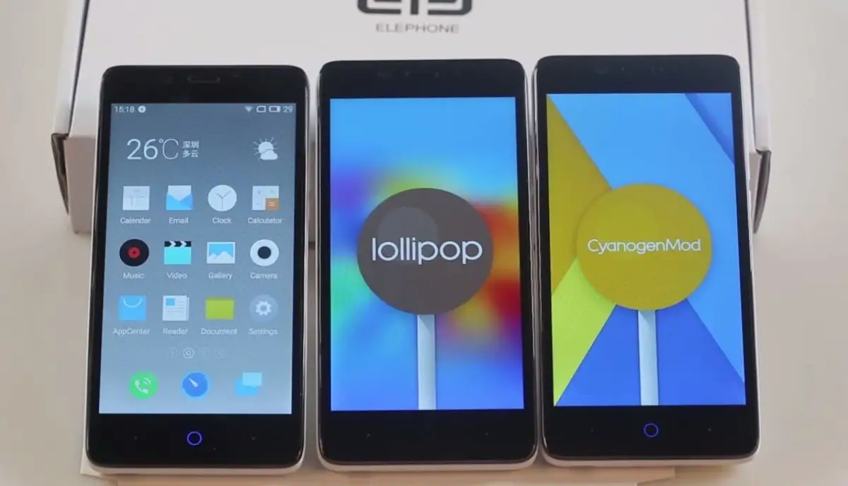 [Video] Elephone P6000: AOSP Lollipop vs. CyanogenMod 12 vs. Flyme OS