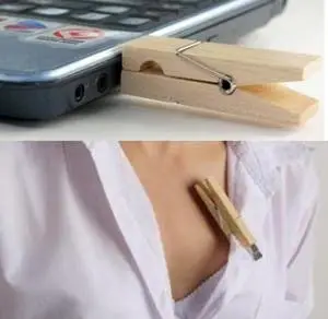 Clothes Peg USB: Where would you clip it?
