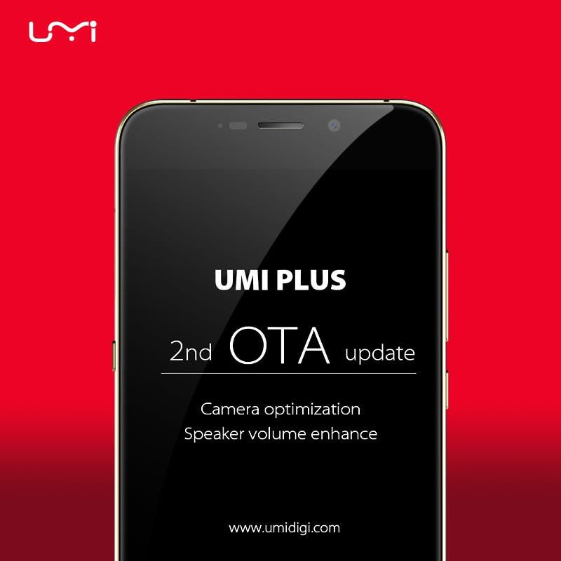 UMI Plus gets the second OTA update today