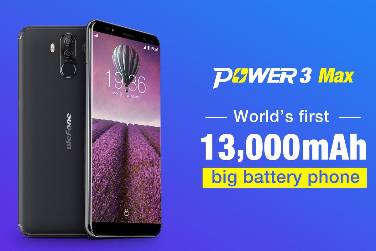 Upcoming Ulefone Power 3 Max to Pack a Massive 13000mAh Battery!