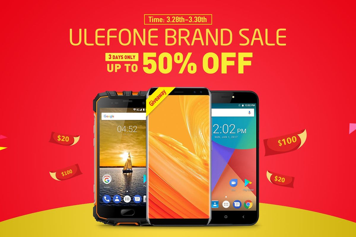 Ulefone Slashes 50% off the Device prices for AliExpress 8 th Anniversary