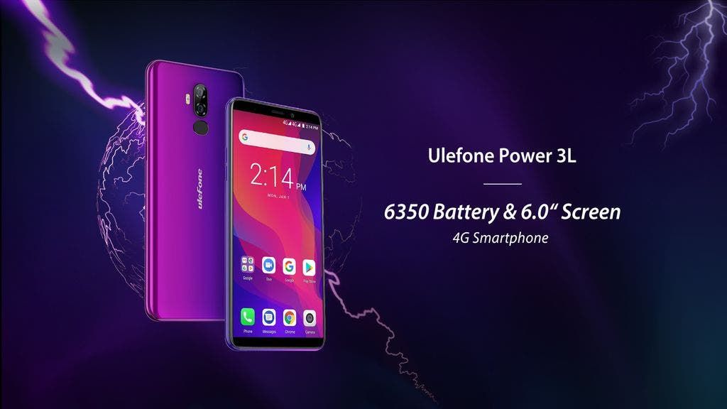 Cheap big battery Ulefone Power 3L officially launched