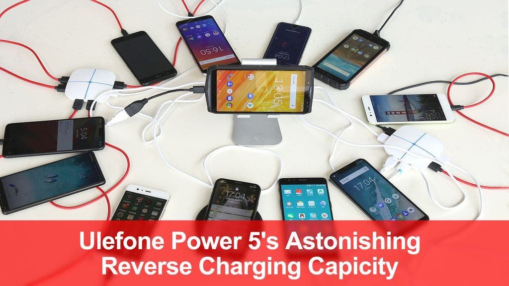 Can Ulefone Power 5 handle 11 devices with its reverse charging ?