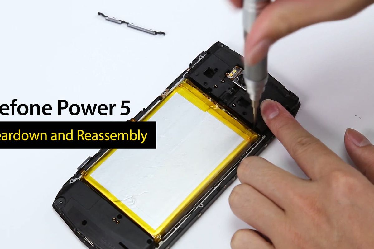 Ulefone Power 5 with 13000mAh Battery Teardown and Reassembly Video