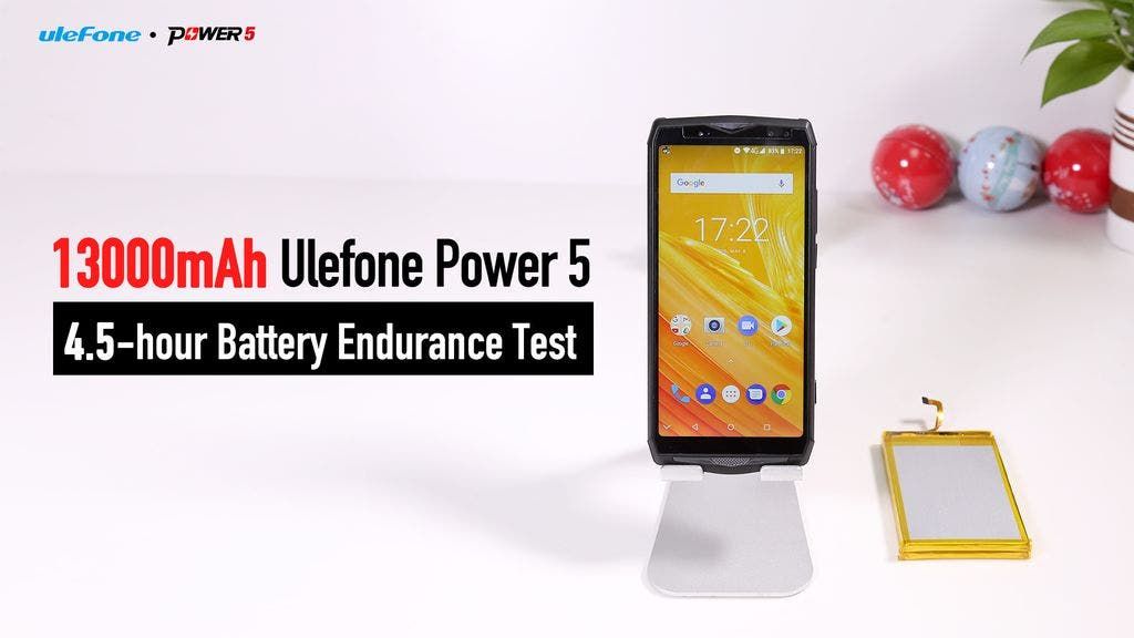 Ulefone Power 5 battery endurance test for the 13.000 mAh monster