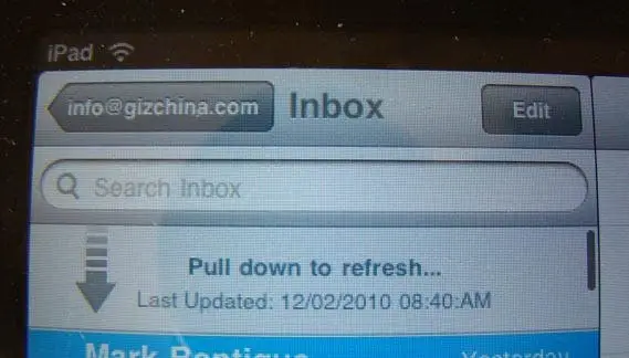 Pull To Refresh For Mail: iPhone, iPad Cydia Tweak