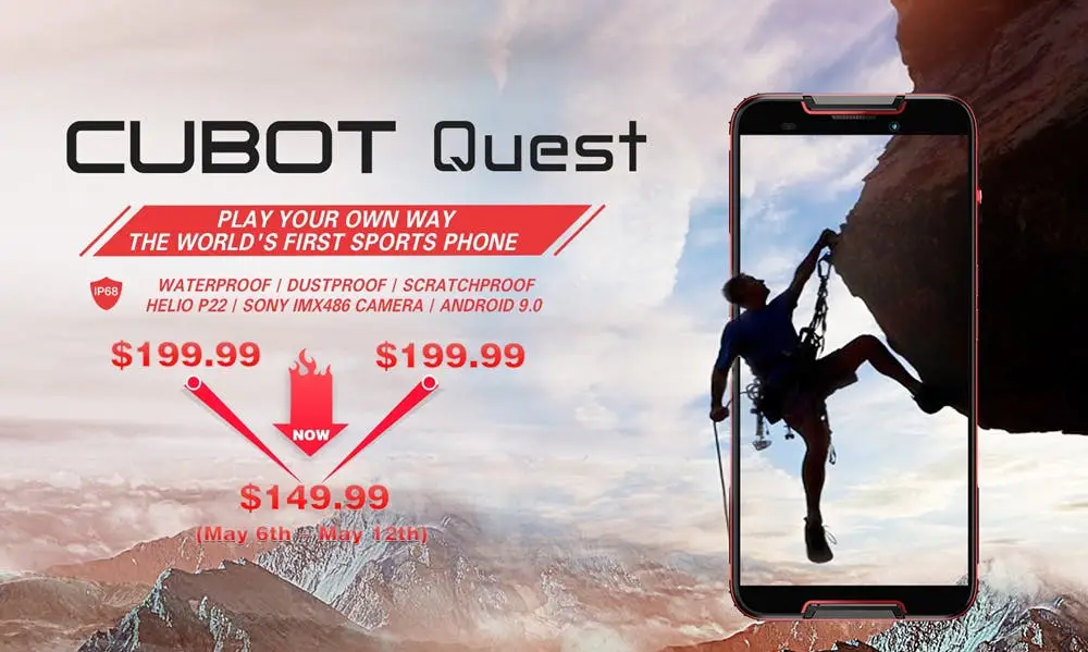 CUBOT Quest and Quest Lite just arrived starting at $119.99