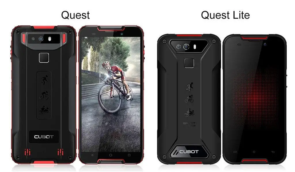 CUBOT Quest and Quest Lite sports phones will be available February 2019