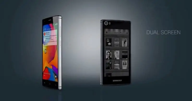 Siswoo R9 'Darkmoon' takes a jab at the Yotaphone, complete with dual displays