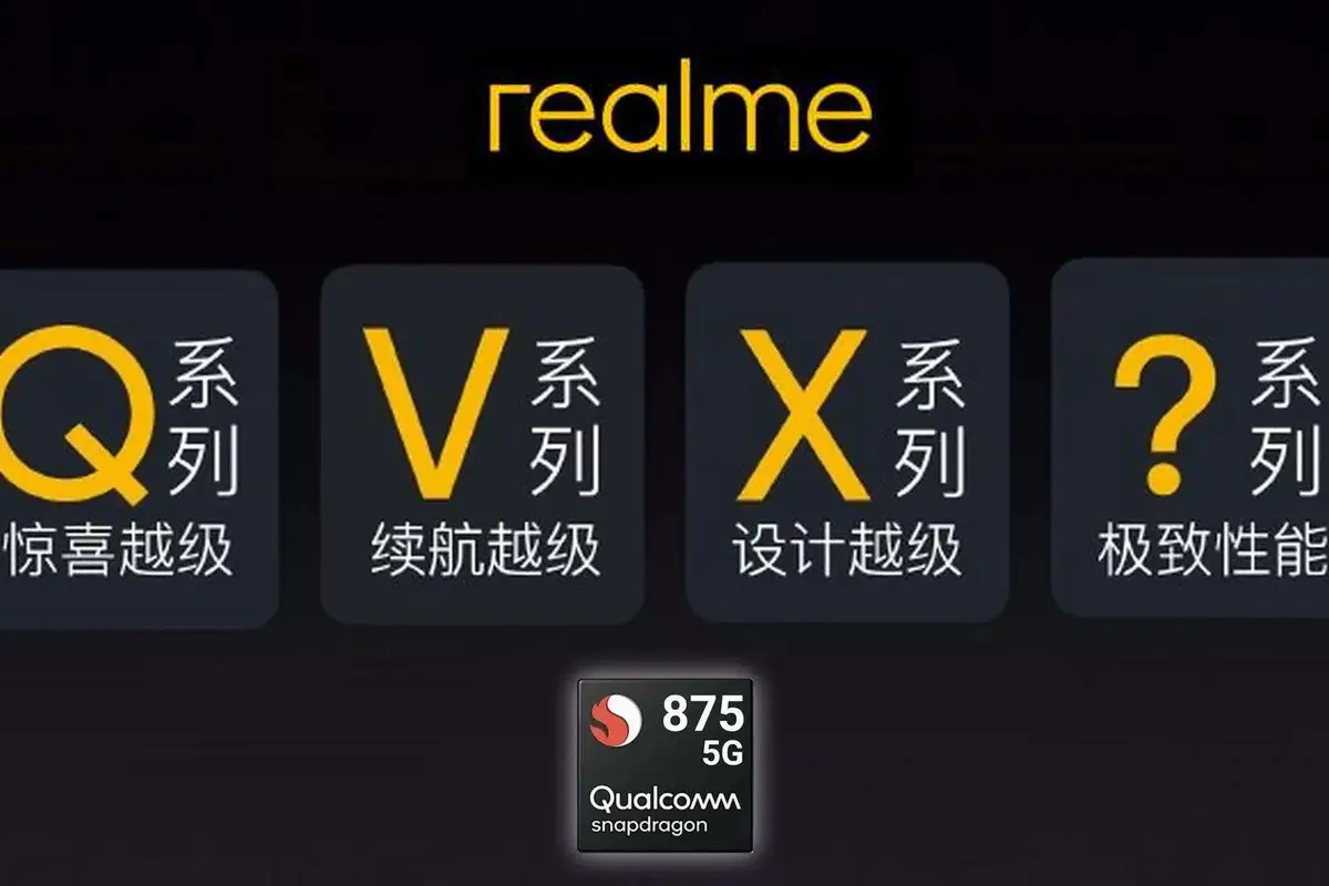 Realme's 5nm SD875-powered smartphone will be part of a brand new lineup