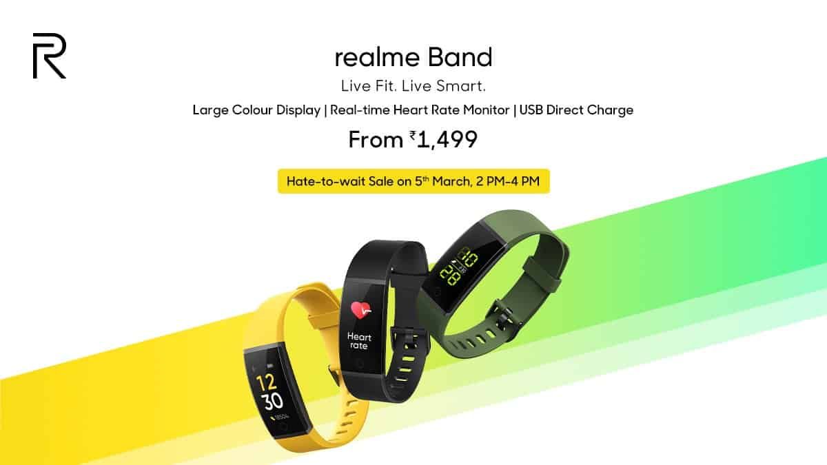 Realme launches its first fitness band in India - Realme Band