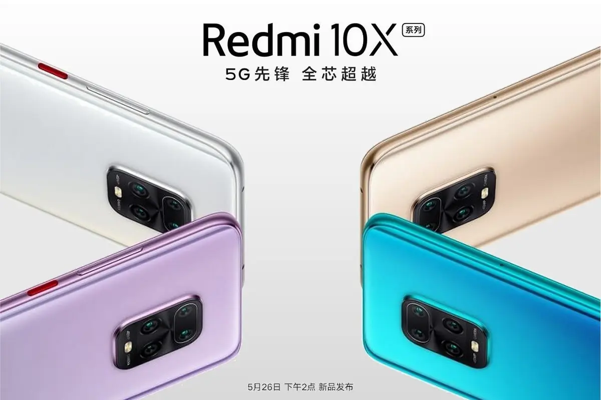 Redmi 10X featuring MediaTek's Dimensity 820 SoC will go official on May 26