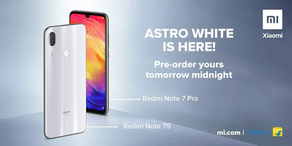 Redmi Note 7 Pro gets Astro White version in India