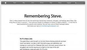 Apple Publishes Steve Jobs Tribute
