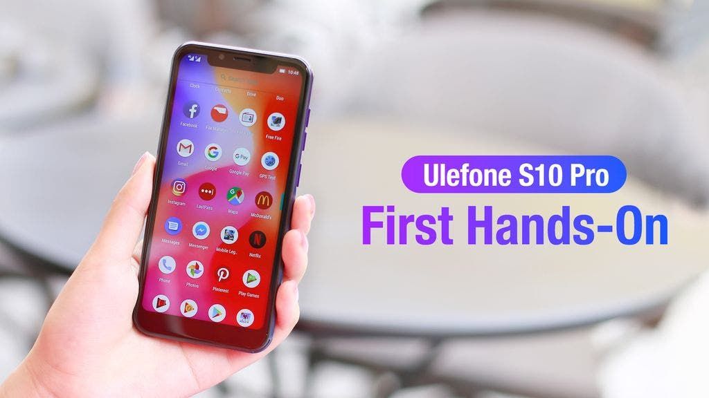 First official hands-on video for the Ulefone S10 Pro released