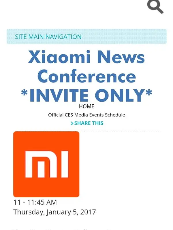 Xiaomi will have CES debut in 2017