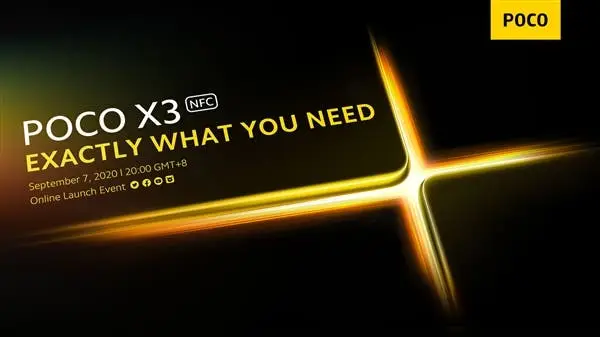 Xiaomi Confirmed That POCO X3 With Snapdragon 732G Comes On September 7